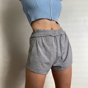 Grey lounge shorts